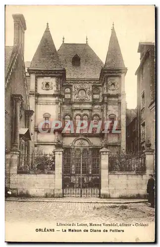 Cartes postales Orleans La maison de Diane de Poitiers