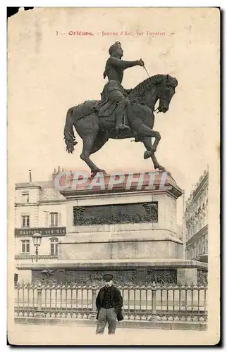 Cartes postales Orleans Jeanne d&#39arc par Foyatier