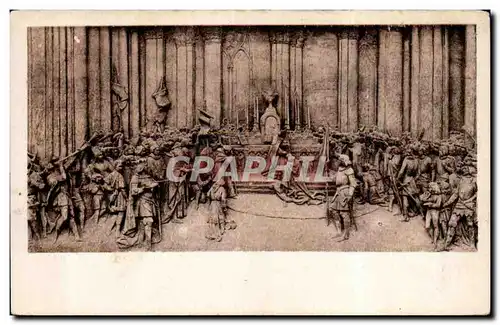 Ansichtskarte AK Orleans Bas relief de la statue de Jeanne d&#39arc par Vital Dubray Le sacre de Charles VII a Re