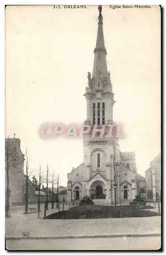 Cartes postales Orleans Eglise Saint Marceau