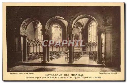 Cartes postales Orleans Notre Dame des miracles