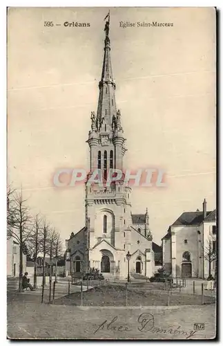 Cartes postales Orleans Eglise Saint Marceau