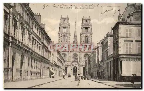 Cartes postales Orleans Rue Jeanne d&#39arc