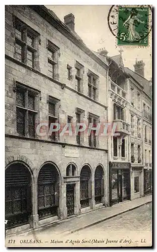 Cartes postales Orleans Maison d&#39Agnes Sorel (musee Jeanne d&#39arc)