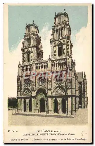 Cartes postales Orleans Cathedrale Sainte Croix