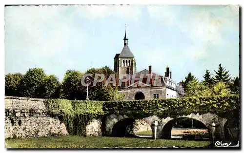 Cartes postales moderne Chateauneuf sur Loire L&#39eglise et un coin du parc