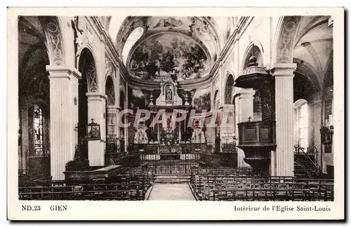 Cartes postales Gien Interieur de l&#39eglise Saint Louis