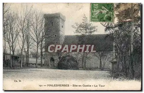 Cartes postales Malesherbes Site en guette la tour