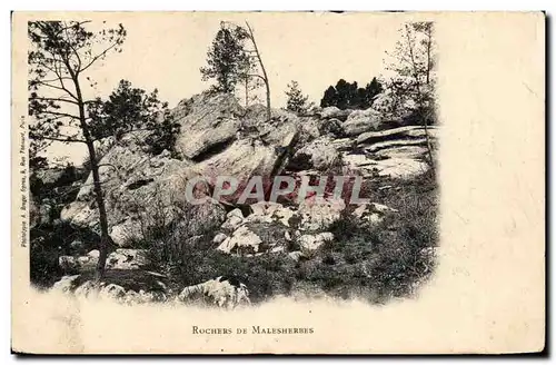 Cartes postales Rochers de Malesherbes