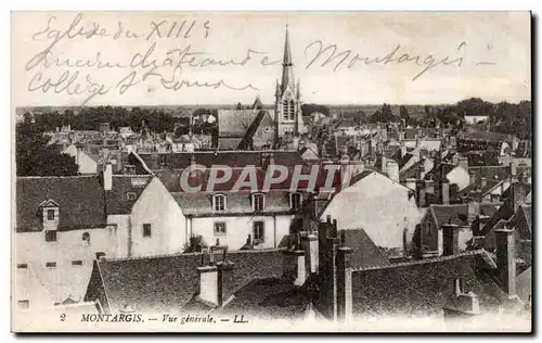 Cartes postales Montargis Vue generale