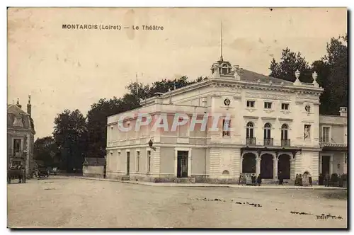 Cartes postales Montargis Le theatre