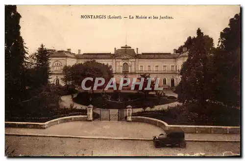 Cartes postales Montargis La mairie et les jardins