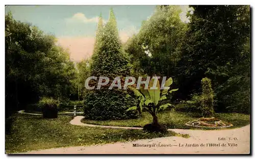 Cartes postales Montargis Le jardin de l&#39hotel de ville