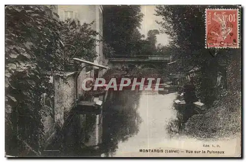 Cartes postales Montargis Vue sur le Puiseaux