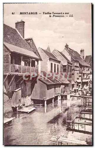 Ansichtskarte AK Montargis Vieille tannerie sur le Pinseaux