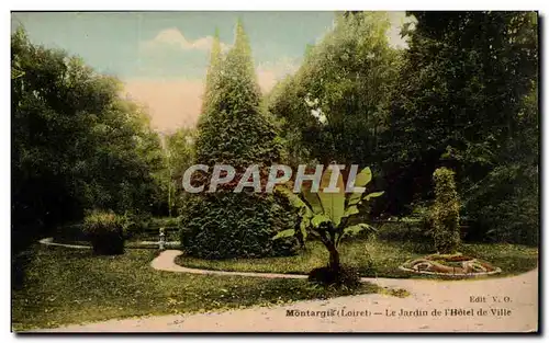 Cartes postales Montargis Le jardin de l&#39hotel de ville