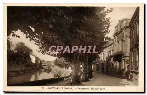 Cartes postales Montargis Boulevard du rempart