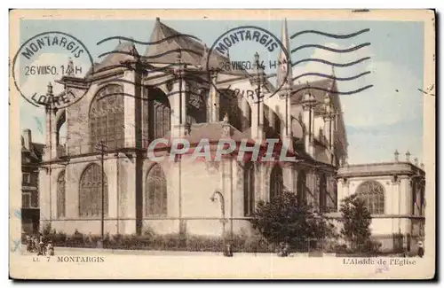 Cartes postales Montargis L&#39abside de l&#39eglise