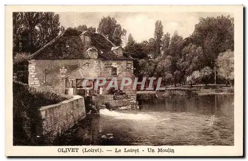 Cartes postales Olivet Le Loiret Un moulin