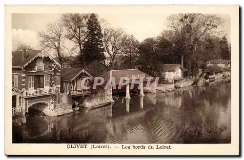 Ansichtskarte AK Olivet Les bords du Loiret Garage Paul Foret