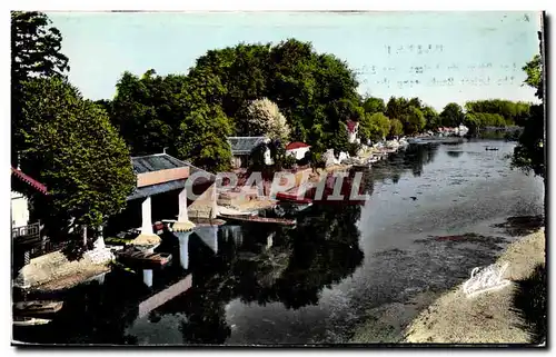 Cartes postales moderne Olivet Les rives du Loiret vers l&#39amont