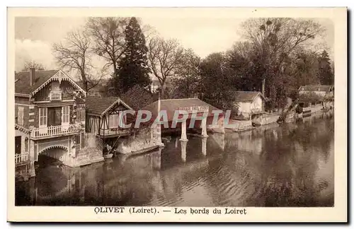 Ansichtskarte AK Olivet Les bords du Loiret Garage Paul Foret