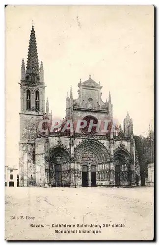 Ansichtskarte AK Bazas Cathedrale Saint Jean 12eme