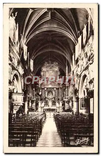 Cartes postales Verdelais Interieur de la basilique