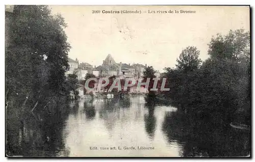 Cartes postales Coutras Les rives de la Dronne