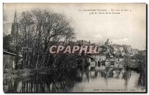 Ansichtskarte AK Coutras Un coin du Bourg pres des rives de la Dronne