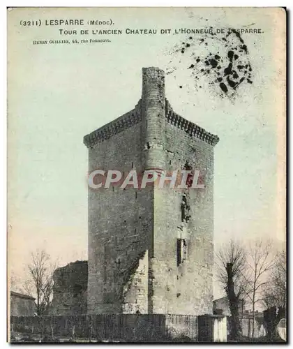 Ansichtskarte AK Lesparre Tout de l&#39ancien chateau dit l&#39honneur de Lesparre