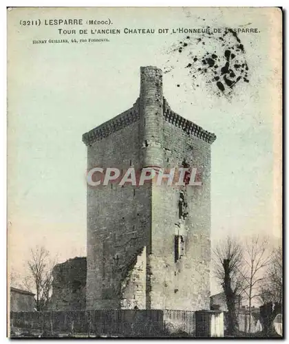 Cartes postales Lesparre Tout de l'ancien chateau dit l'honneur de Lesparre