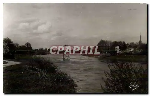 Cartes postales moderne Ste Foy la Grande Le pont suspendu sur la Dordogne