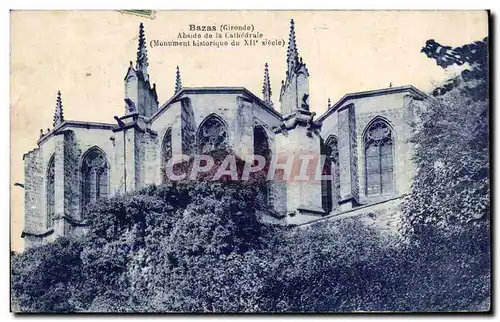 Cartes postales Bazas Abside de la cathedrale