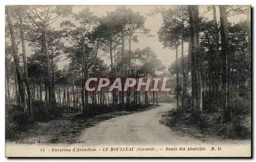 Cartes postales La Reole Le Moulleau Route des Abatilles