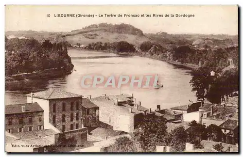 Ansichtskarte AK Libourne La terre de Fronsac et les rives de la Dordogne