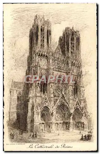 Cartes postales La cathedrale de Reims