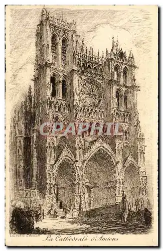 Cartes postales La cathedrale d&#39Amiens