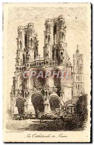 Cartes postales La cathedrale de Laon