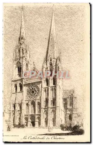 Cartes postales La cathedrale de Chartres