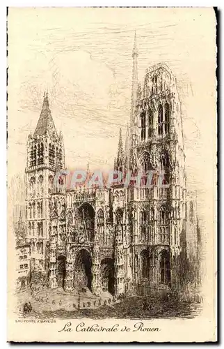 Cartes postales La cathedrale de Rouen