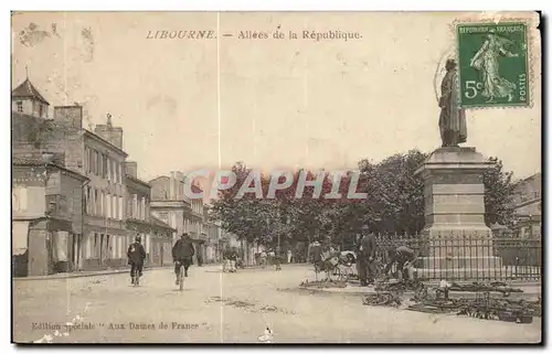 Cartes postales Libourne Allees de la Republique