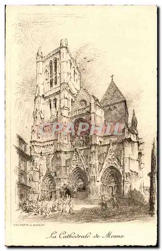 Cartes postales la cathedrale de Meaux