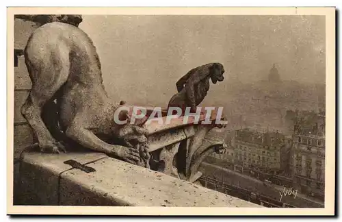 Ansichtskarte AK Paris Eglise Notre Dame Detail de la facade sud