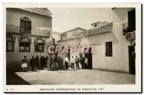 Cartes postales Espagne Spain Espana Exposicion Internacional de Barcelona 1929 El Patio del Farolillo