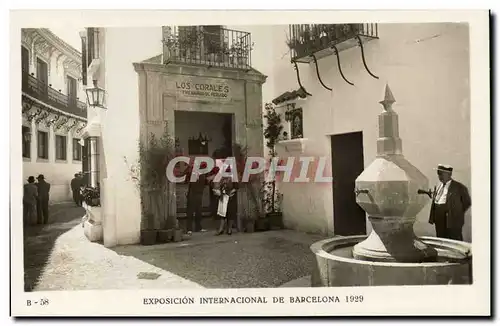 Cartes postales Espagne Spain Espana Exposicion Internacional de Barcelona 1929 Los Corales