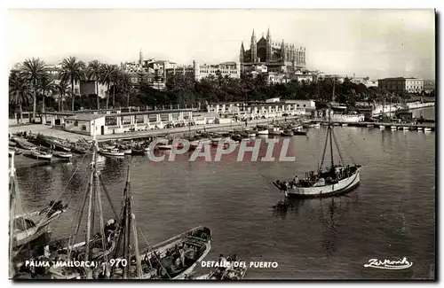 Cartes postales moderne Espagne Spain Espana Mallorca Palma Detalle del Puerto