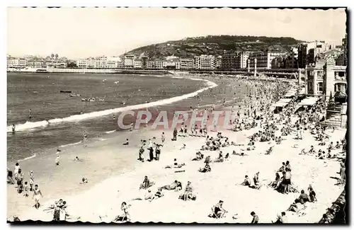 Cartes postales moderne Espagne Spain Espana San Sebastian Playa de la concha