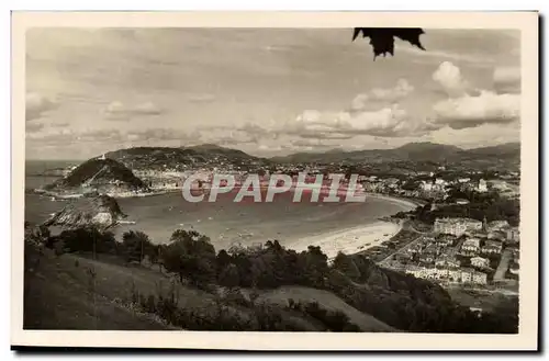 Moderne Karte Espagne Spain Espana San Sebastian Vista general desde el Monte Igueldo