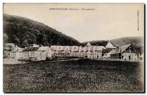 Cartes postales Espagne Espana Spain Roncesvalles Vista general